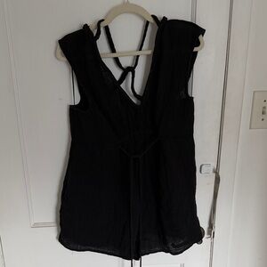 Anthropologie Black Beach Bathing suit Cover up